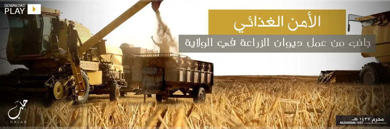 الأمن الغذائي (جانب من عمل ديوان الزراعة) – ولاية حلب
