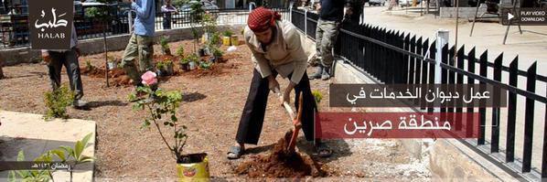 عمل ديوان الخدمات في منطقة صرين - وِلاية حَلَب