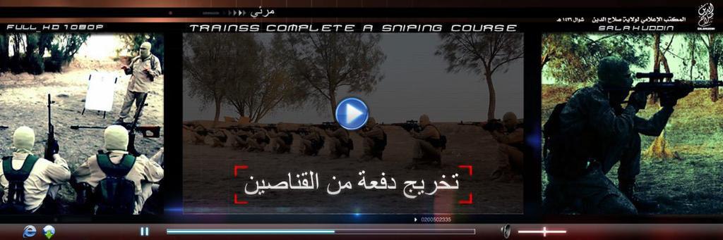 تخريج دفعة من القناصين - وِلاية صَلَاح الدِّين