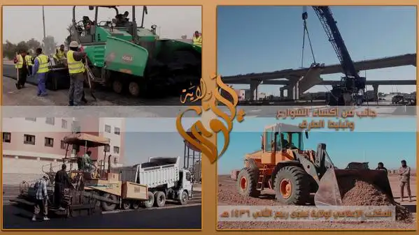 جانب من إكساء الشوارع وتبليط الطرق – ولاية نينوى