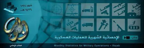 الإحصائية الشهرية للعمليات العسكرية “رجب 1436هـ” – ولاية الجنوب