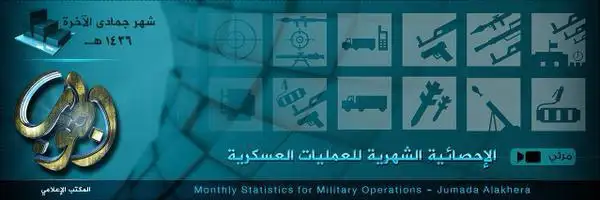 الإحصائية الشهرية للعمليات العسكرية “جمادى الآخرة 1436هـ” – ولاية الجنوب
