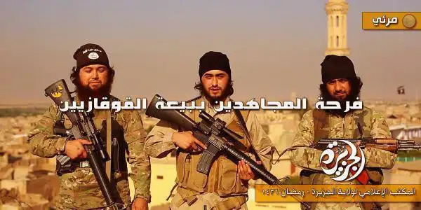 فرحة المجاهدين ببيعة القوقازيين – ولاية الجزيرة