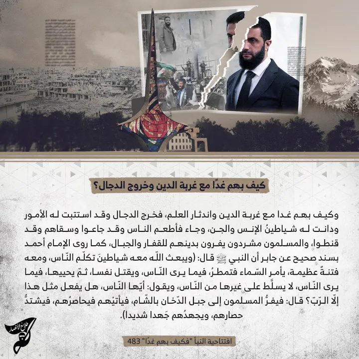 كيف بهم غدًا مع غربة الدين وخروج الدجال؟ – مؤسسة طلائع الأنصار